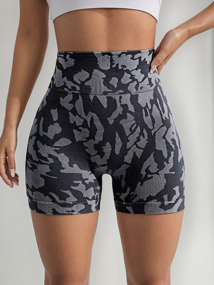 Short Deportivo Mujer Animal Print Moda Levanta Cola Push Up - YY362