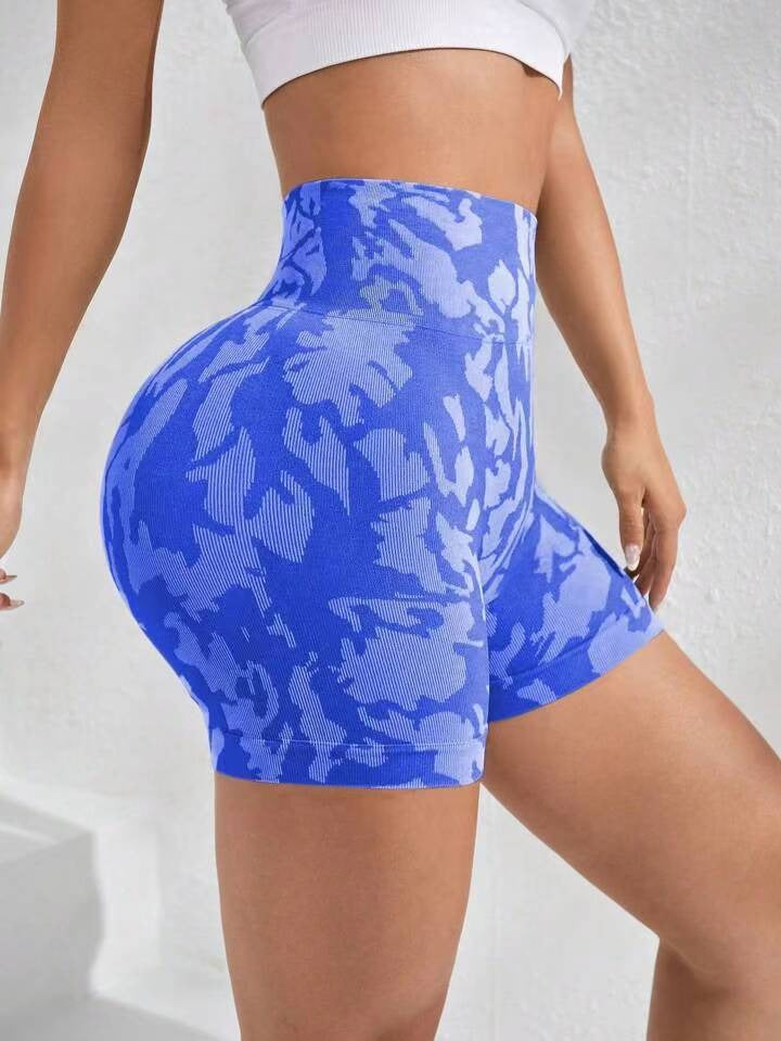 Short Deportivo Mujer Animal Print Moda Levanta Cola Push Up - YY362
