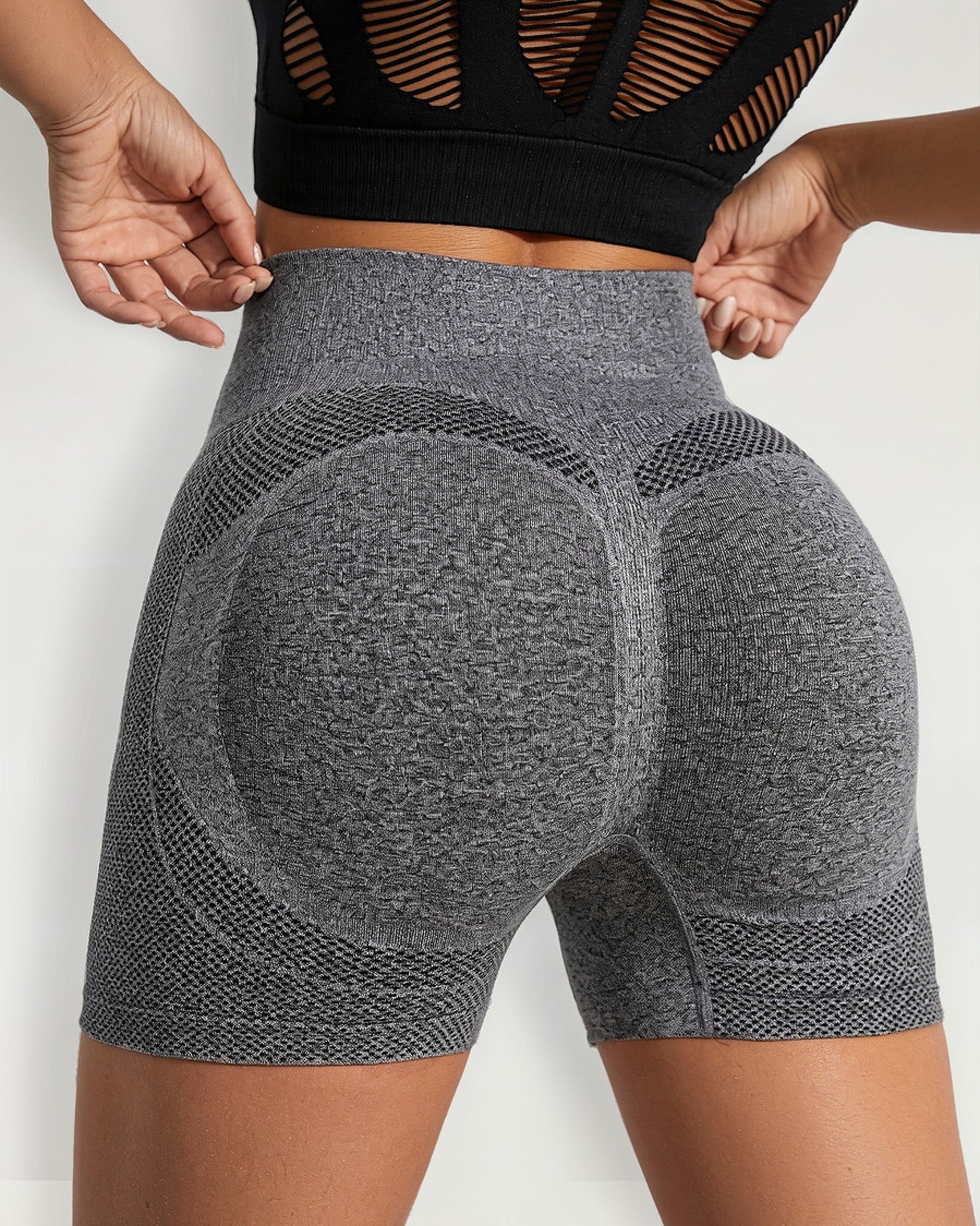 Short Mujer Calza Corta Push Up Deportiva Yoga - 87074