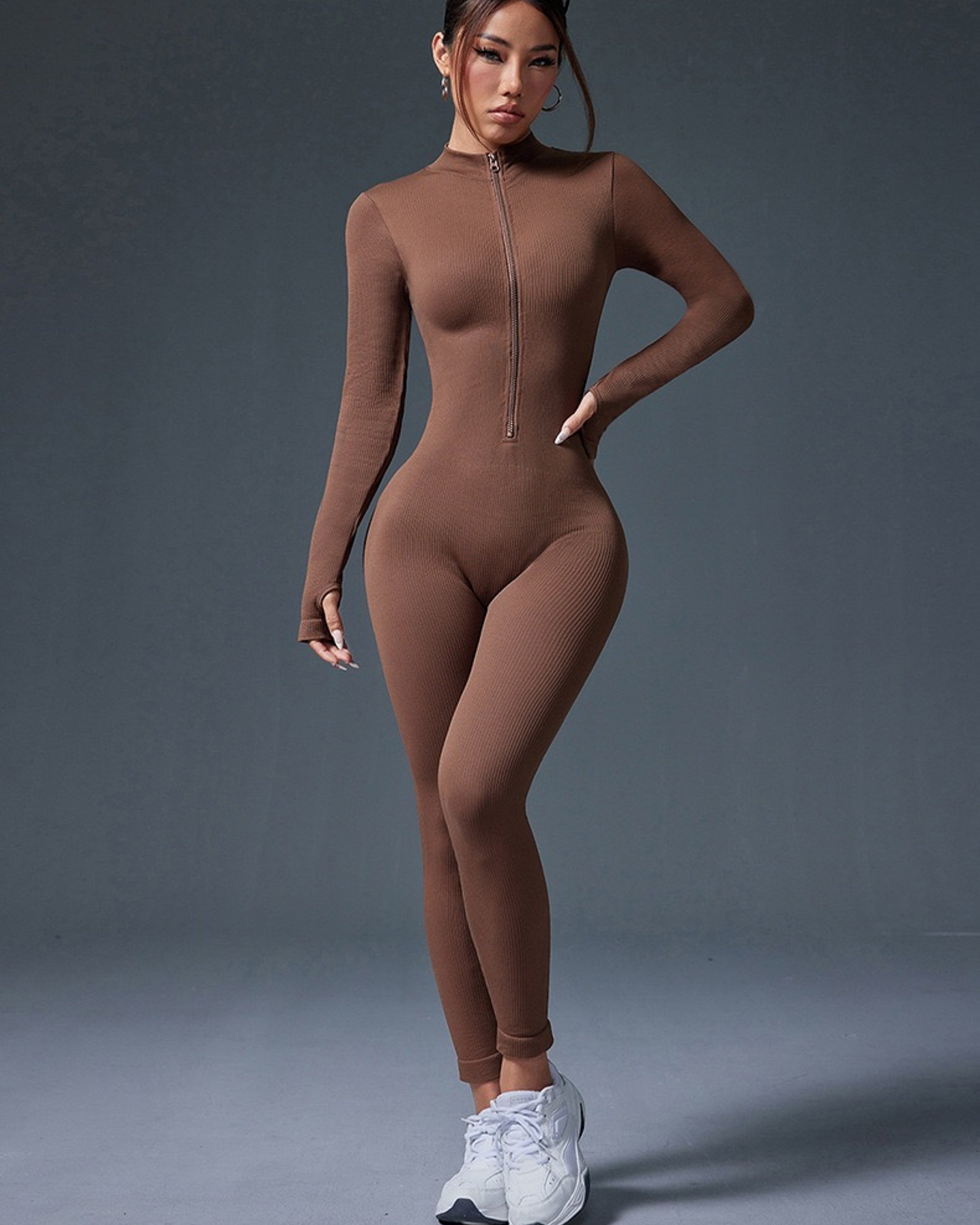 Enteritos Manga Larga Con Cierre Calidad Premium Zl-1