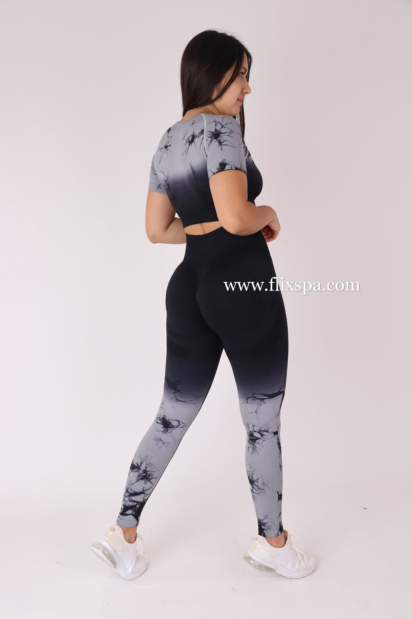 Conjunto Push up Largo Degrade tie dye - YJ166