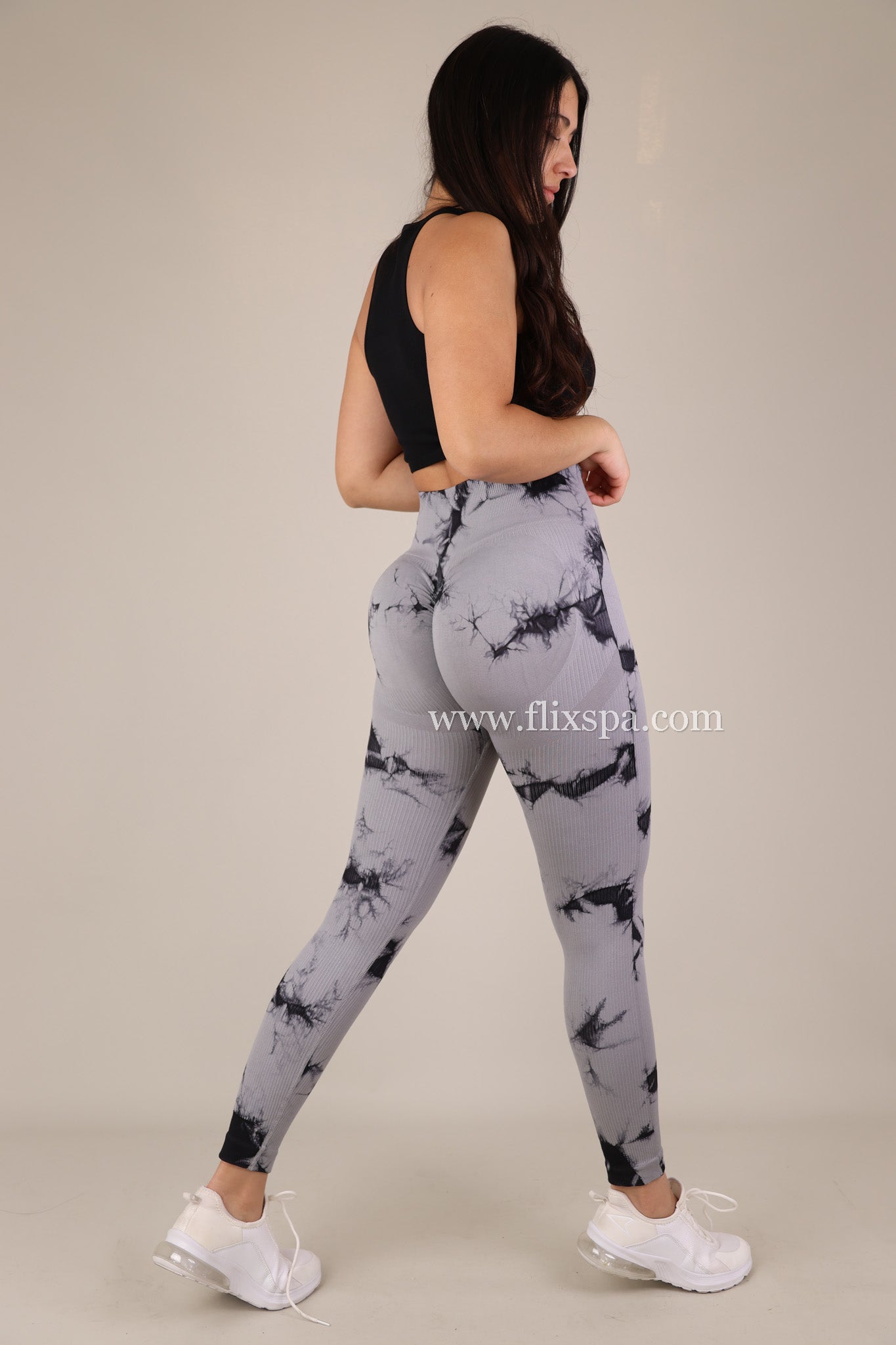 Calza RIB tie dye push up - alta calidad - NK003