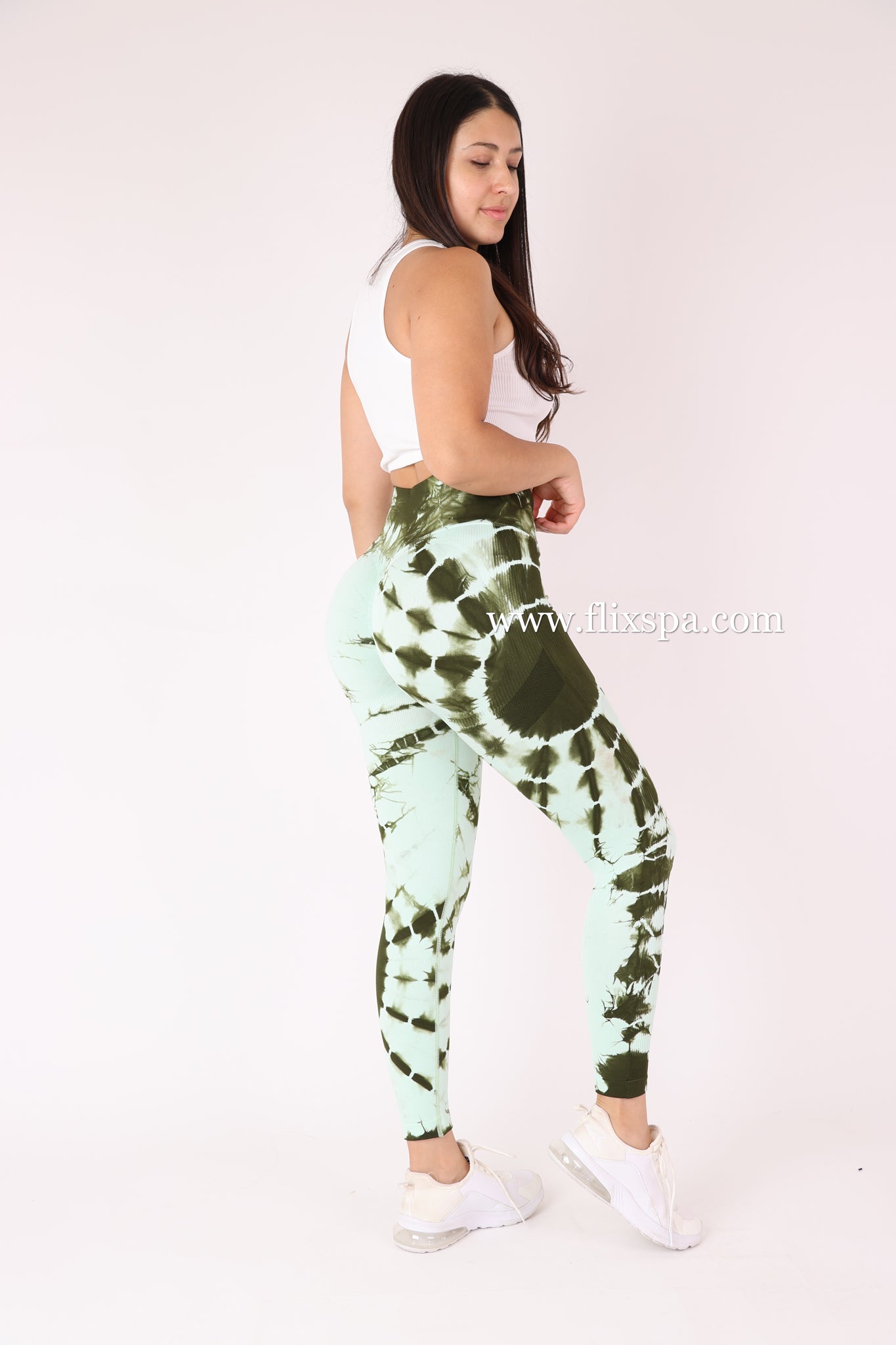 Calza Doble Push Up Mandala con Pretina Delantera Cruzada - Alta Calidad BX106