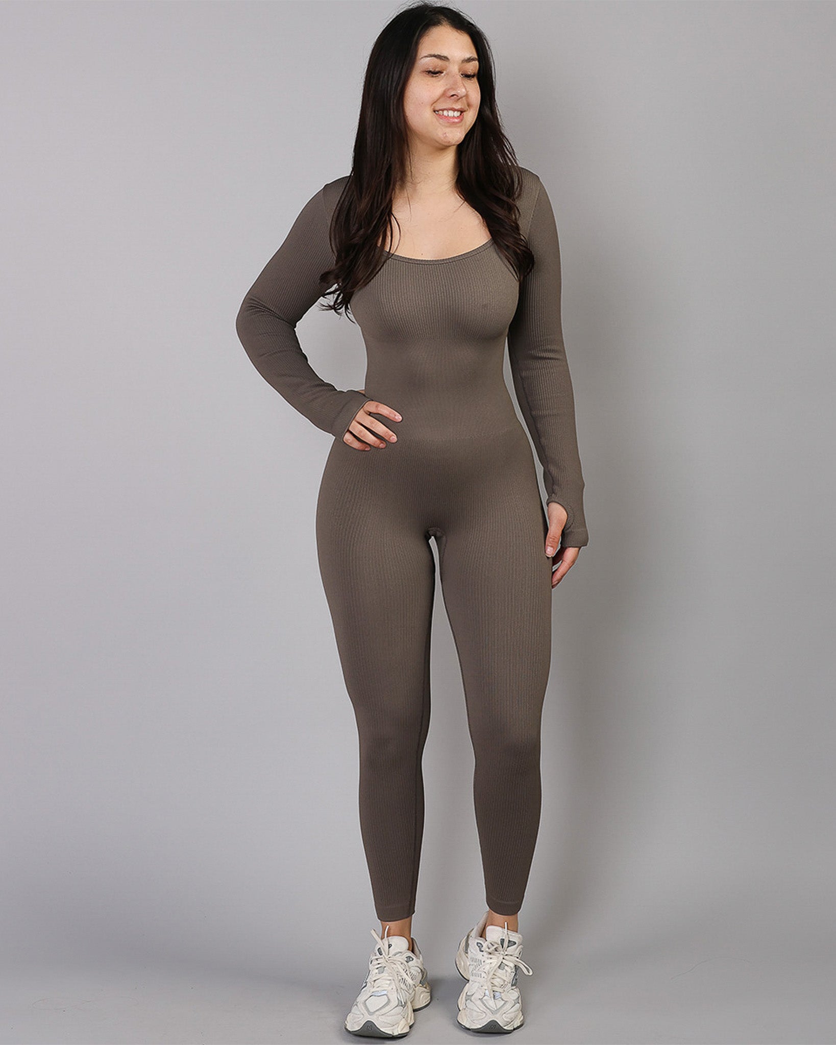 Enterizo escotado push up -YJ211