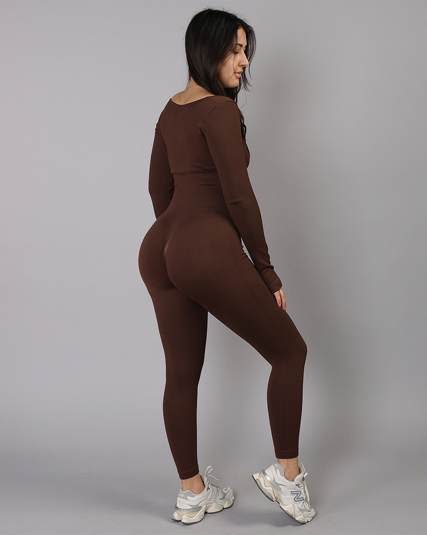 Enterizo escotado push up -YJ211