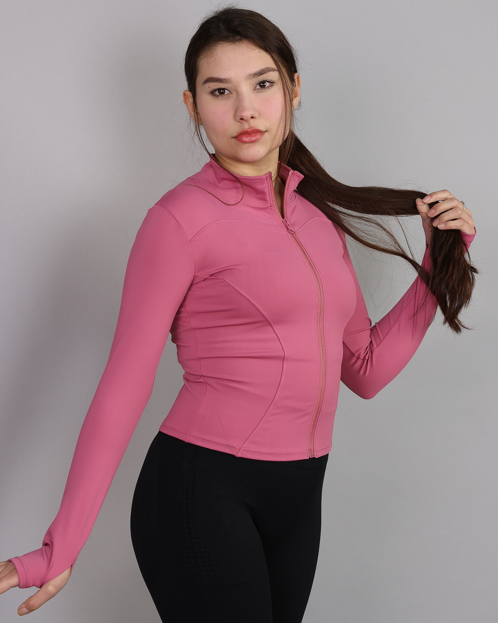 Chaqueta Deportiva Con Cierre Austada Para Mujer