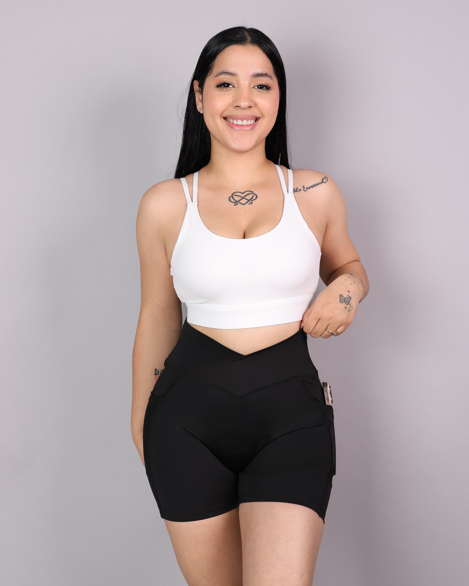 Short con Push Up y en V-Flow Sensual - A328