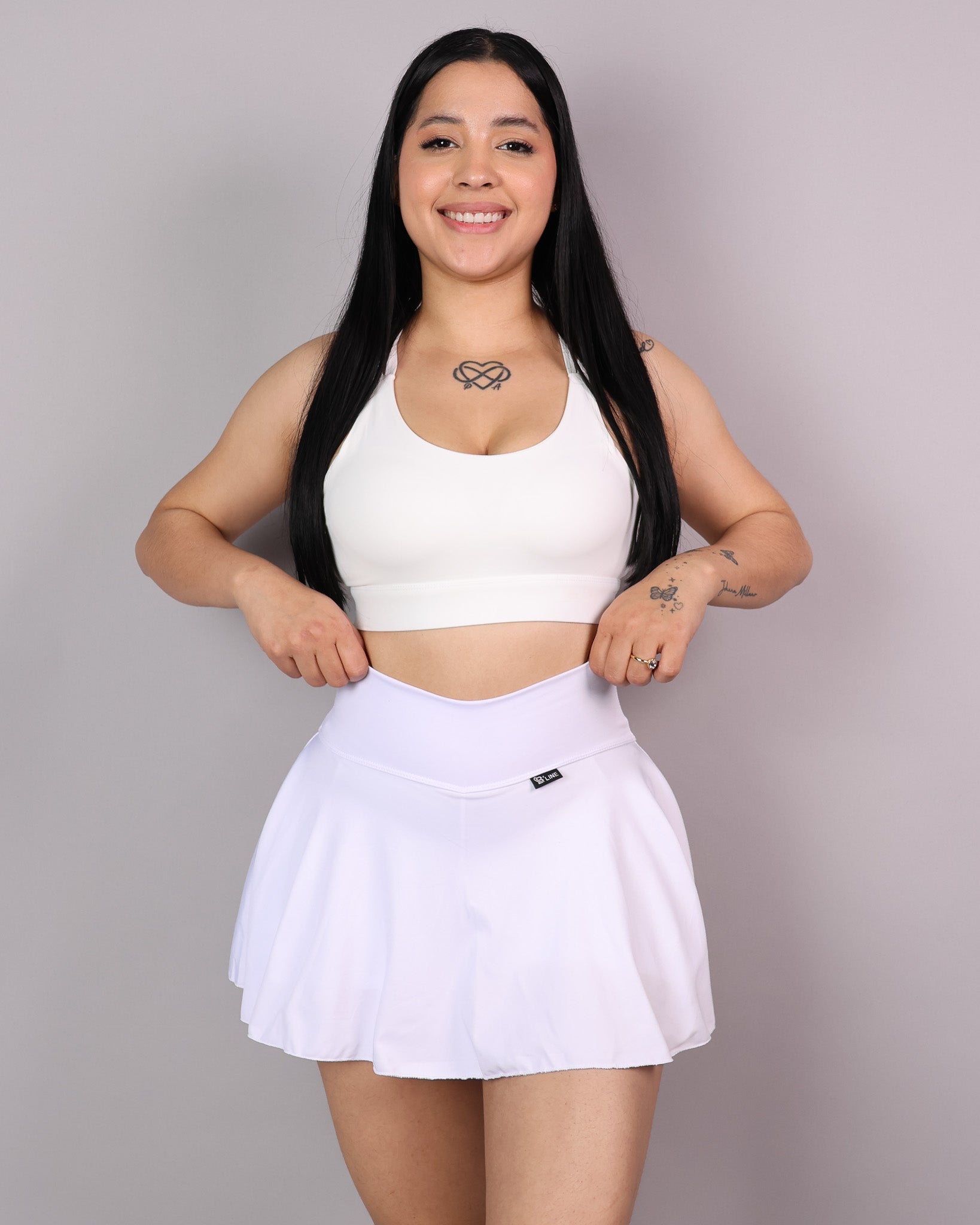 Falda Short Suplex Peruana Deportiva Con Bolsillo