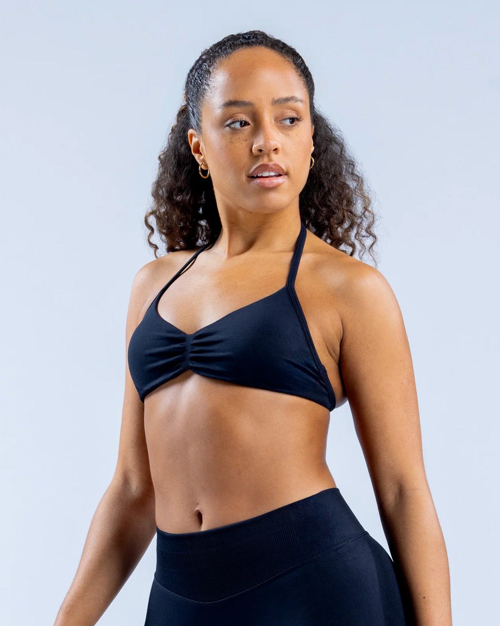 Top Sujetador Deportivo Halter Mujer con Espalda Descubierta - YJ332