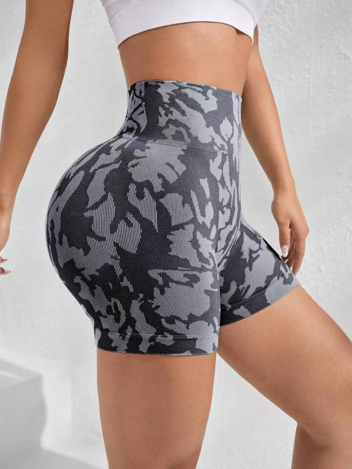 Short Deportivo Mujer Animal Print Moda Levanta Cola Push Up - YY362