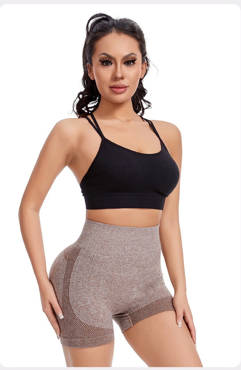 Short Mujer Calza Corta Push Up Deportiva Yoga - 87074