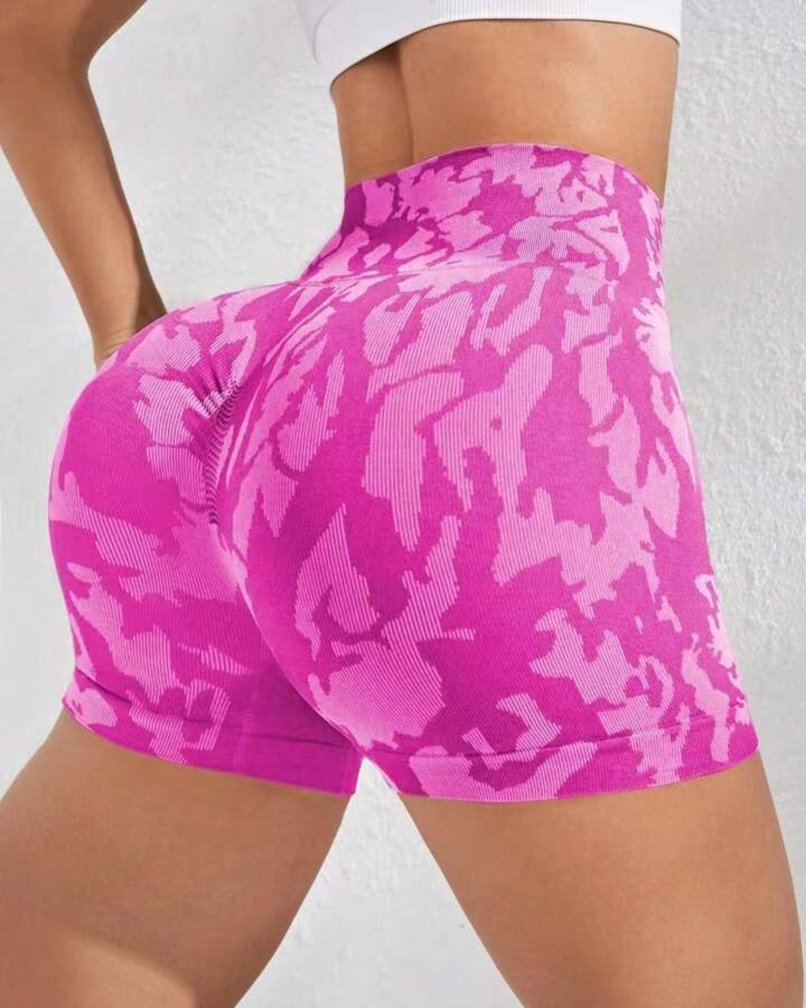 Short Deportivo Mujer Animal Print Moda Levanta Cola Push Up - YY362