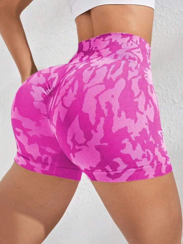 Short Deportivo Mujer Animal Print Moda Levanta Cola Push Up - YY362