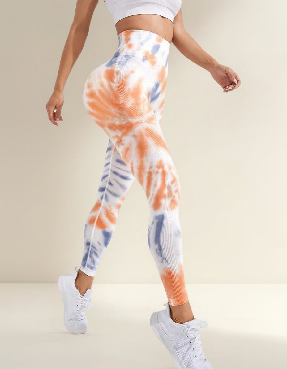 Leggings Calzas Deportivas Manchada Push Up An007