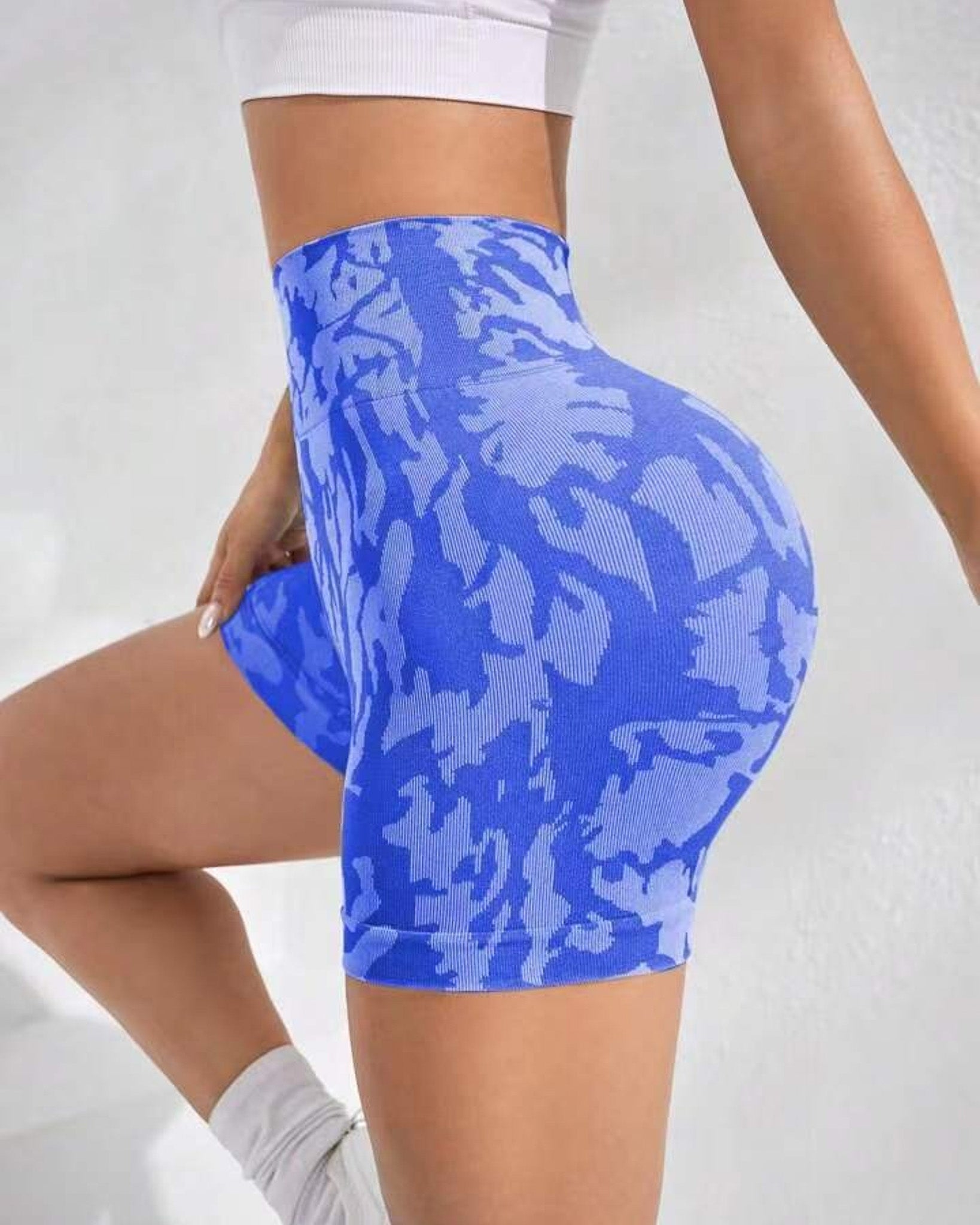 Short Deportivo Mujer Animal Print Moda Levanta Cola Push Up - YY362