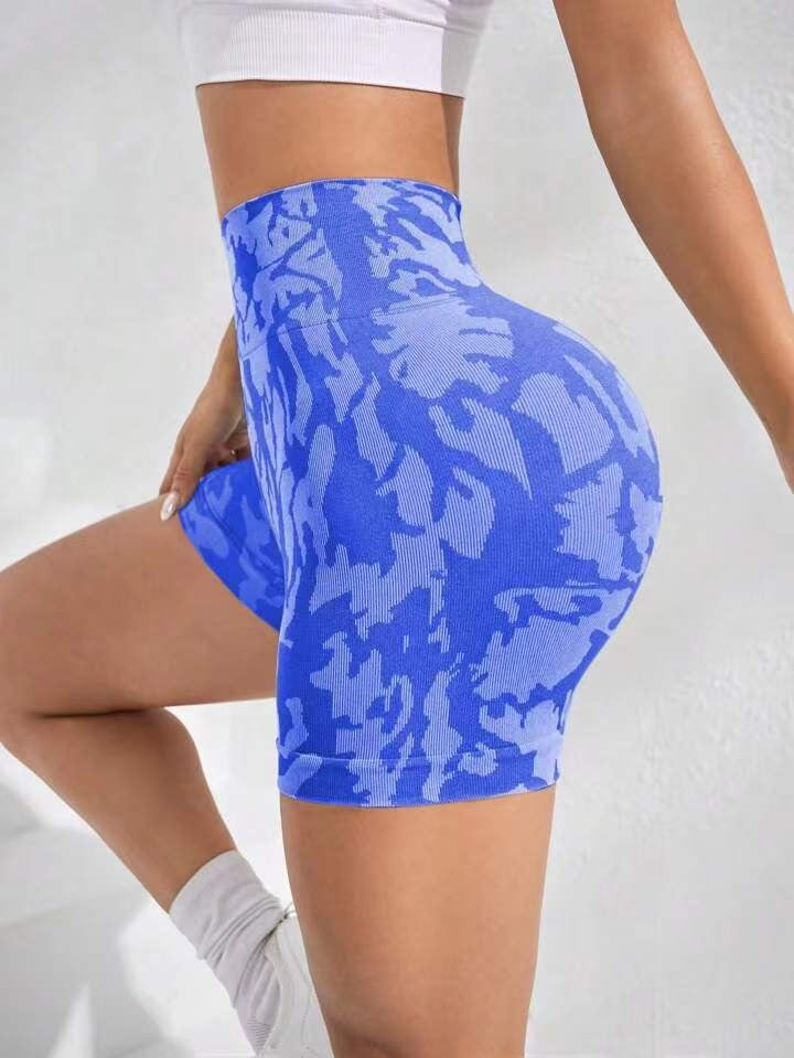 Short Deportivo Mujer Animal Print Moda Levanta Cola Push Up - YY362