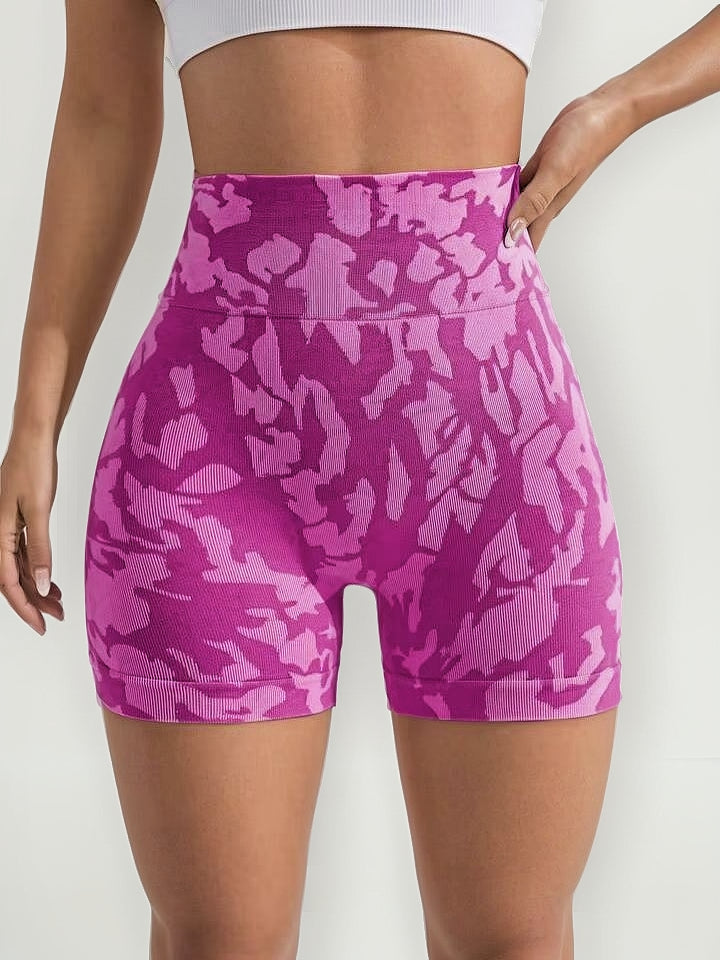 Short Deportivo Mujer Animal Print Moda Levanta Cola Push Up - YY362