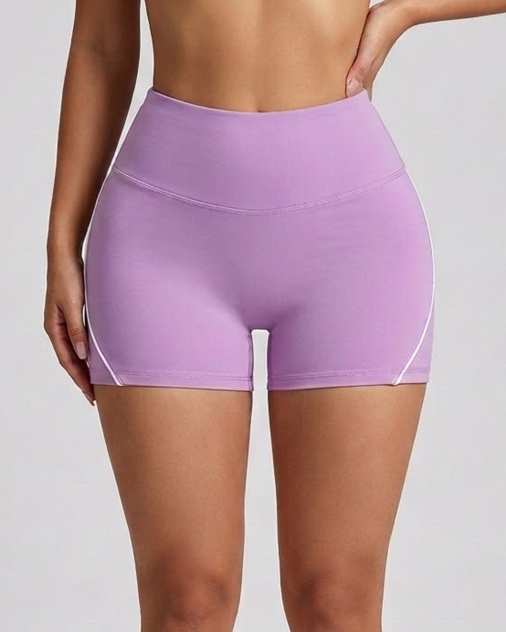 Short Mujer Levanta Cola Con Lineas Blancas Moldeadora Pro - A347