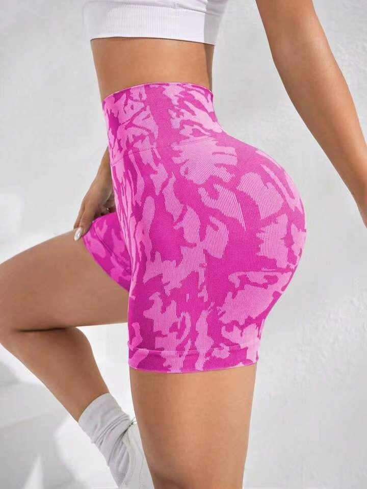 Short Deportivo Mujer Animal Print Moda Levanta Cola Push Up - YY362