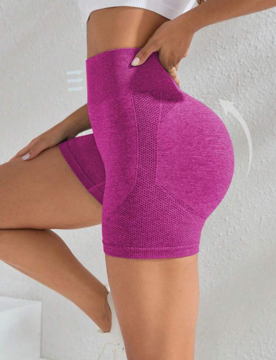 Short Mujer Calza Corta Push Up Deportiva Yoga - 87074