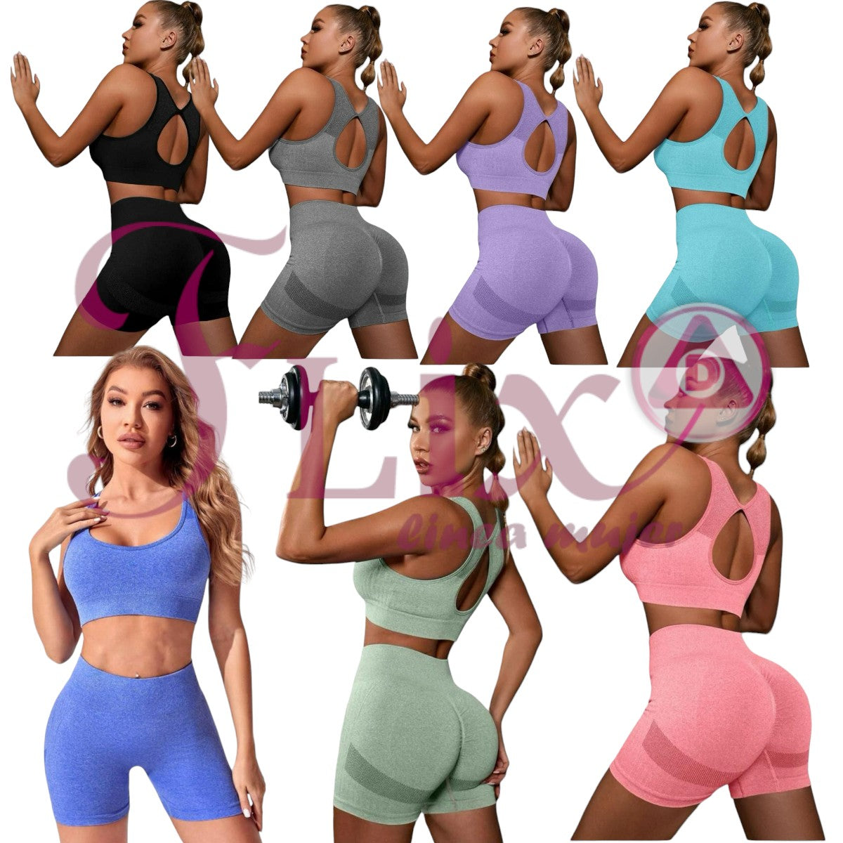 📦 Conjunto Push Up Corto 2 Piezas YY258