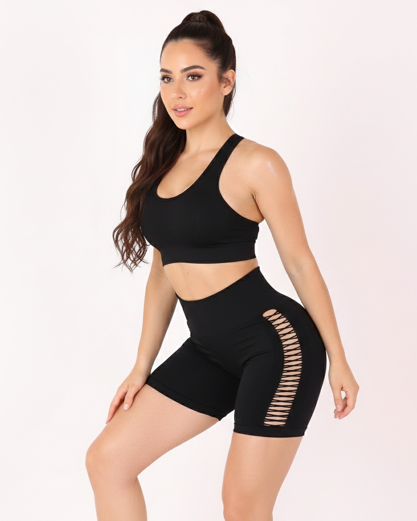 Short Push up tie dye Abertura Lateral - STA001