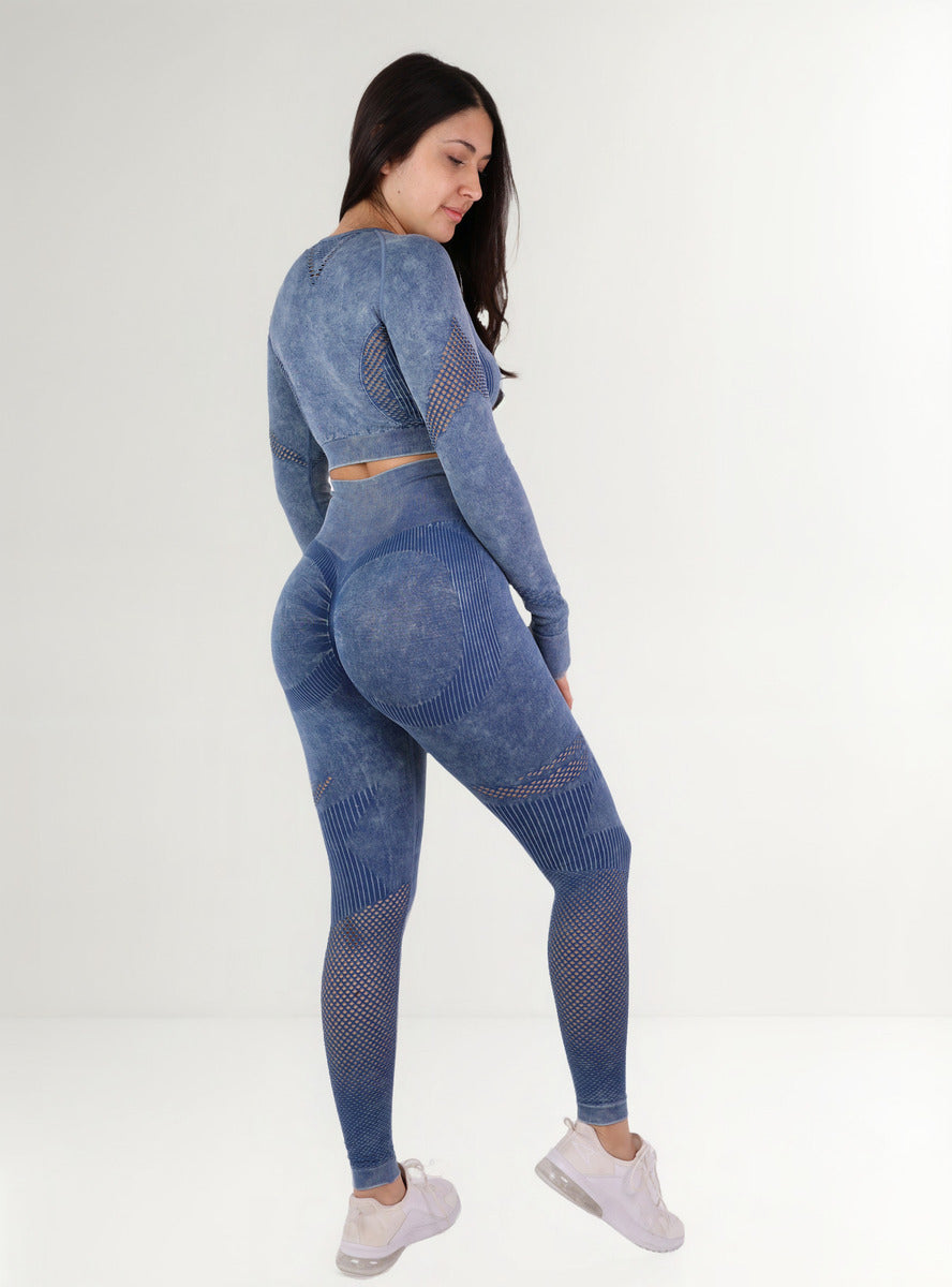 Conjunto Deportivo Pre Lavado Fitness Yoga Mujer Premium