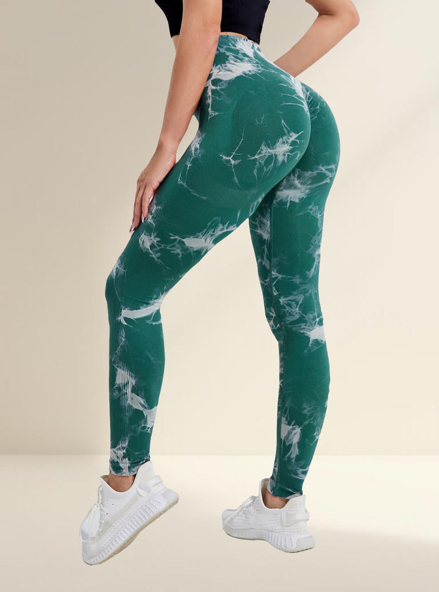 Leggins Calzas Deportivas Tie-dye Push Up