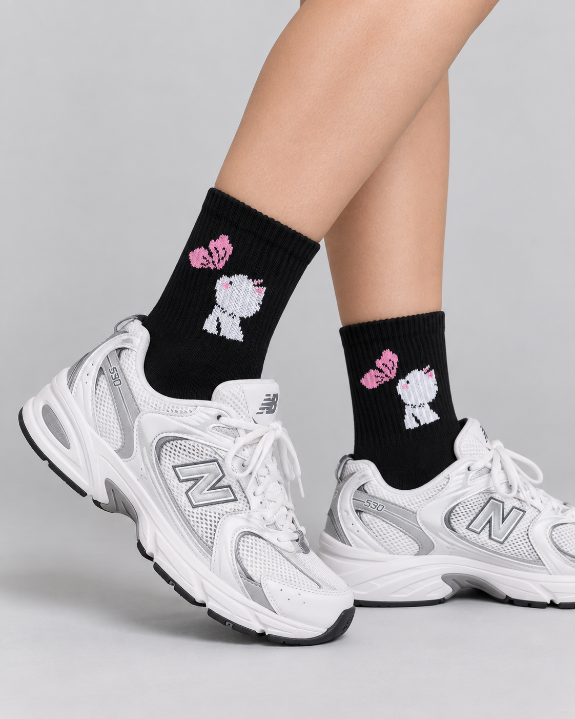 Calcetines Deportivos Kitty Butterfly - MD54