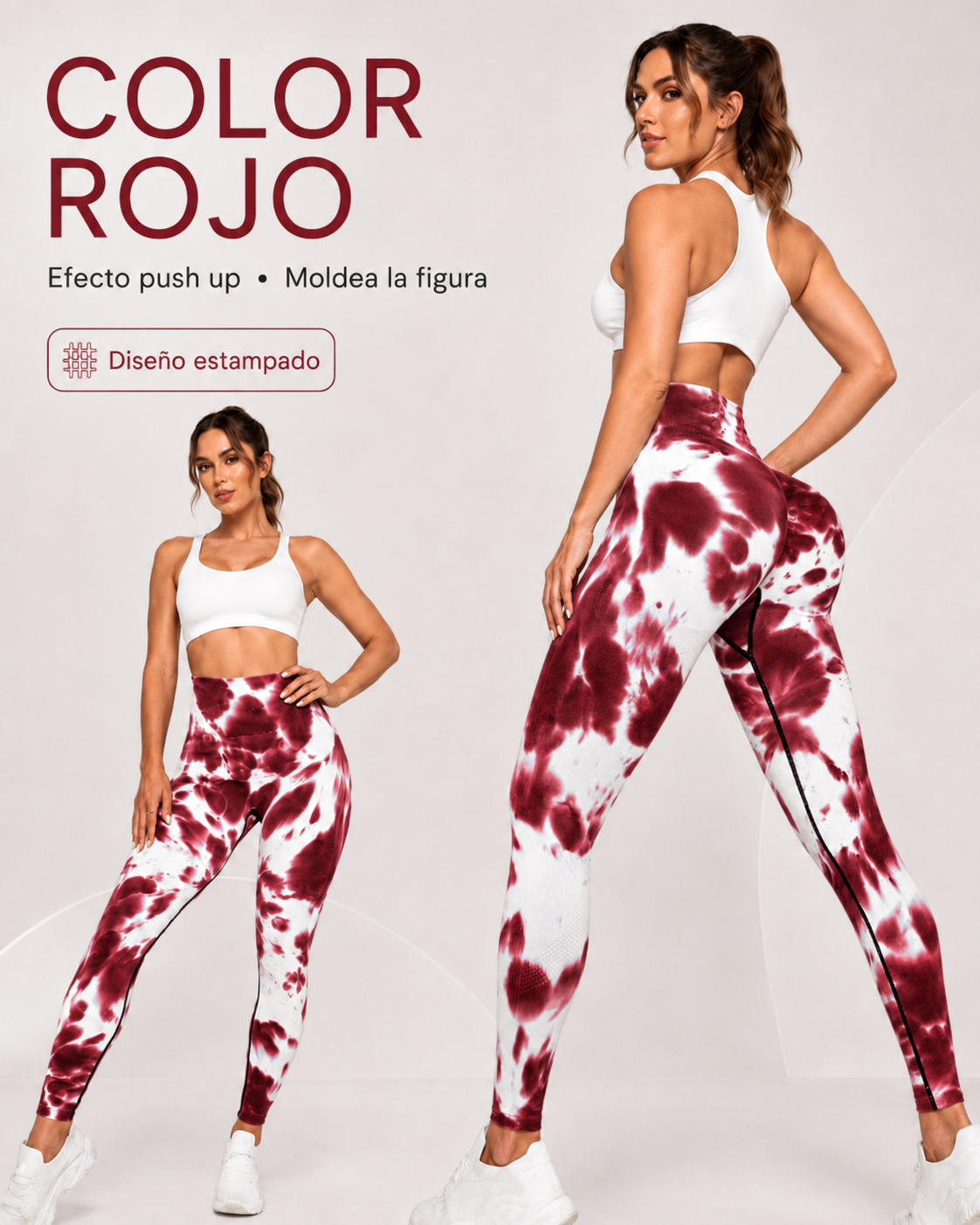 Pack 2 Calzas Push Up 100% Calidad Premium
