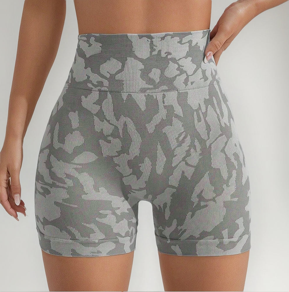 Short Deportivo Mujer Animal Print Moda Levanta Cola Push Up - YY362