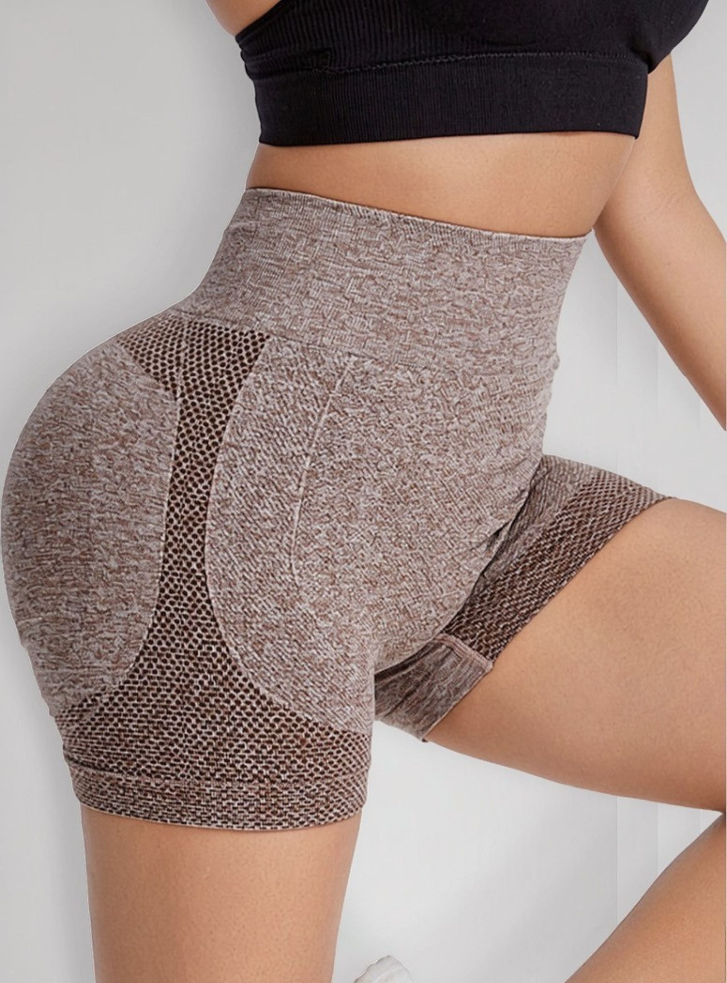Short Mujer Calza Corta Push Up Deportiva Yoga - 87074