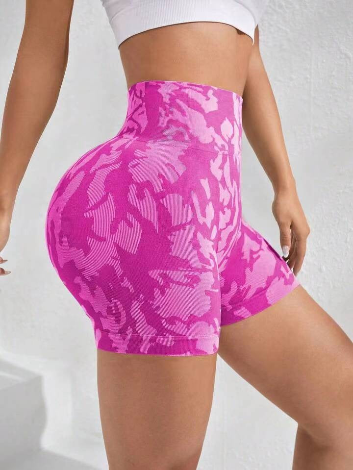 Short Deportivo Mujer Animal Print Moda Levanta Cola Push Up - YY362
