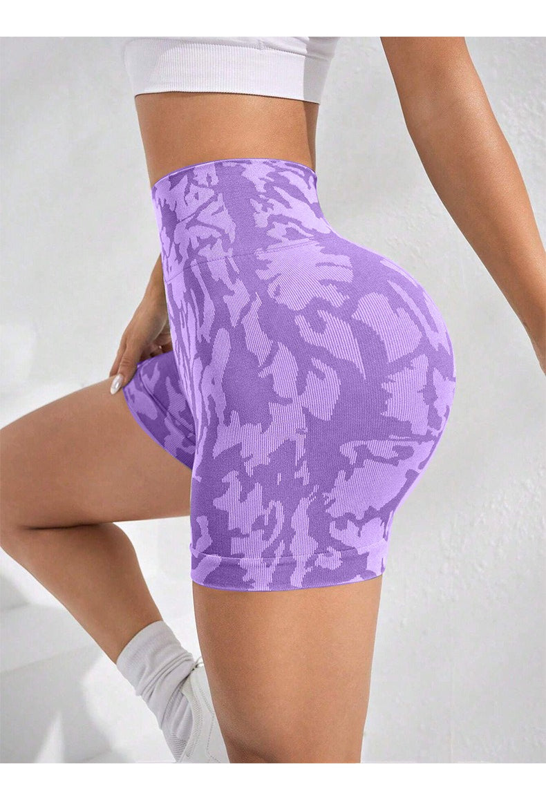 Short Deportivo Mujer Animal Print Moda Levanta Cola Push Up - YY362