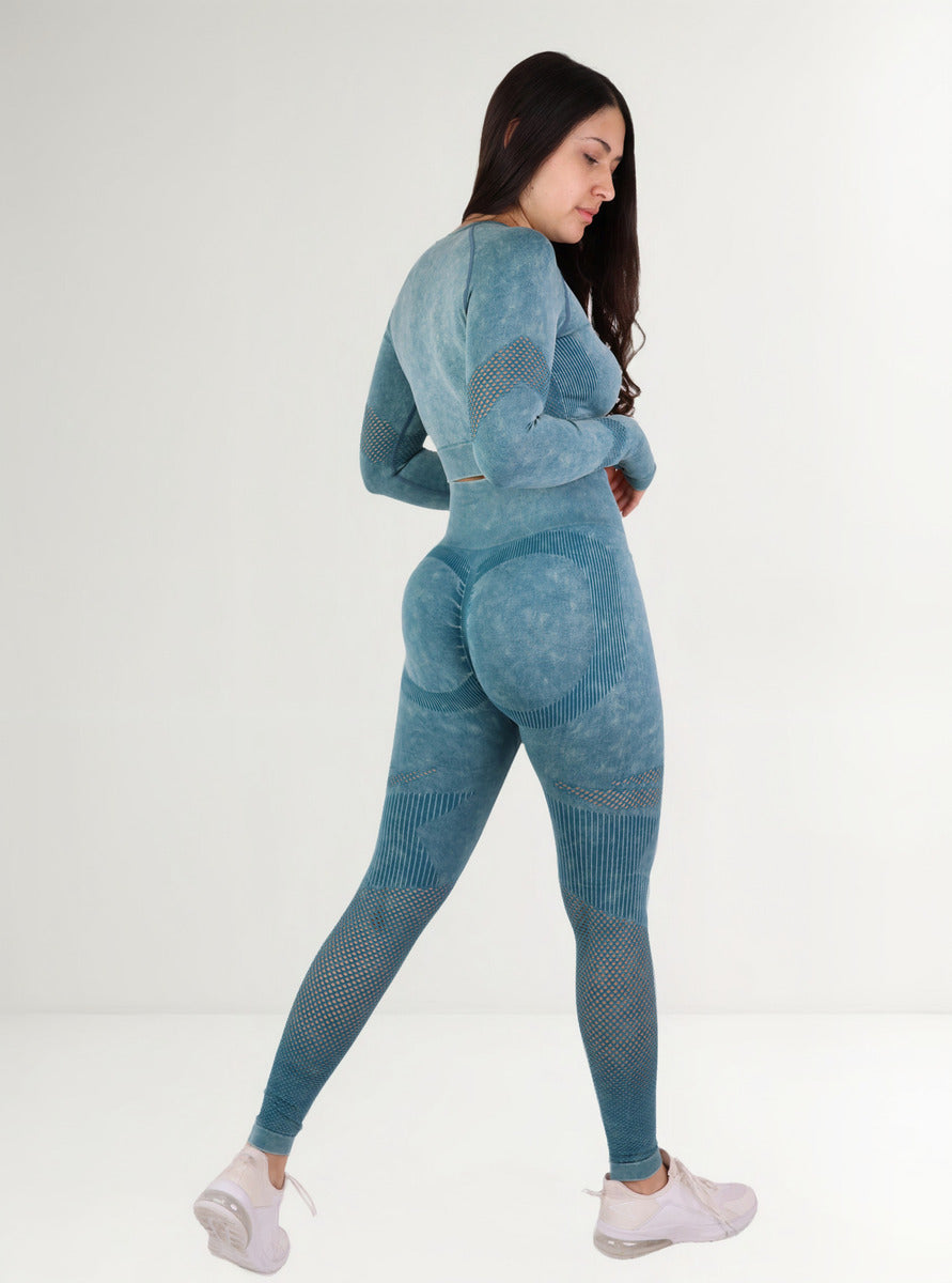 Conjunto Deportivo Pre Lavado Fitness Yoga Mujer Premium