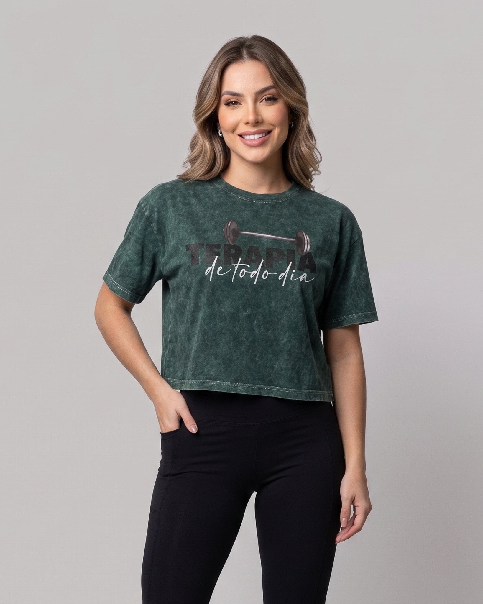 Polera Mujer Terapia - Prelavada Soft Training Comfort - A365