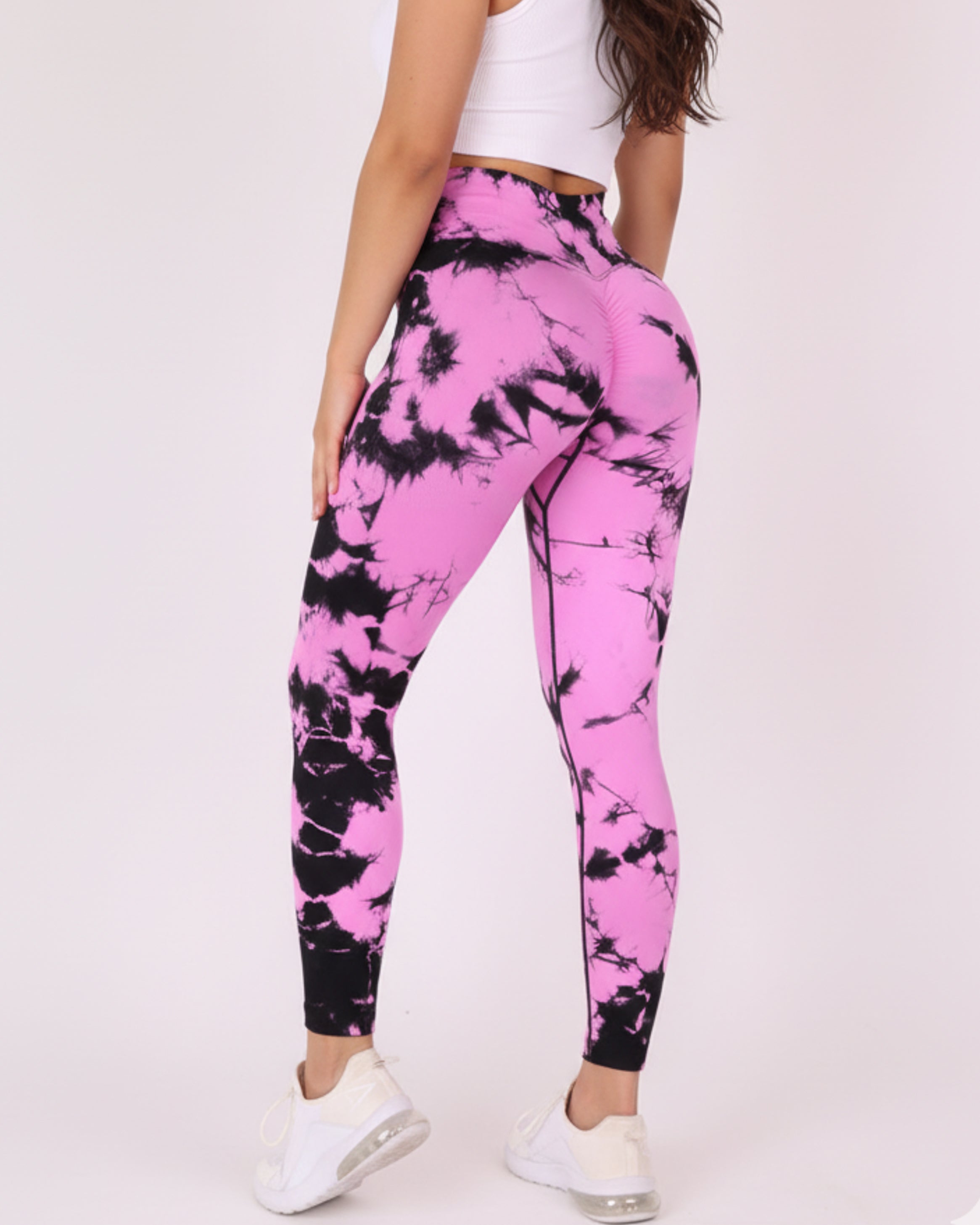 Pack 4 Calzas Deportiva Sin Costura Con Efecto Push Up