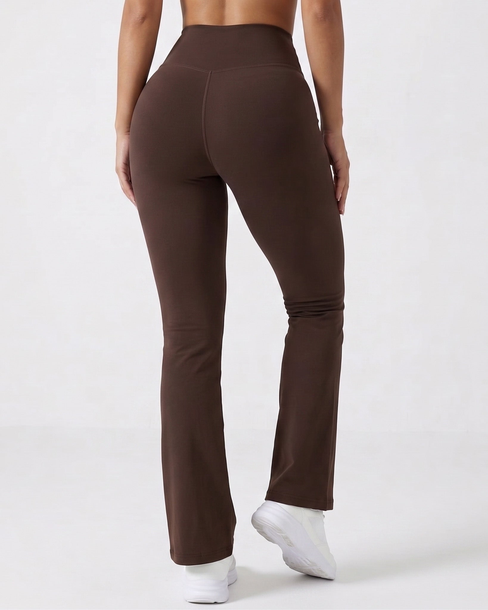 Calza Acampanada Flare Viral Tiro Alto Pretina Ancha-Calce - JYT032