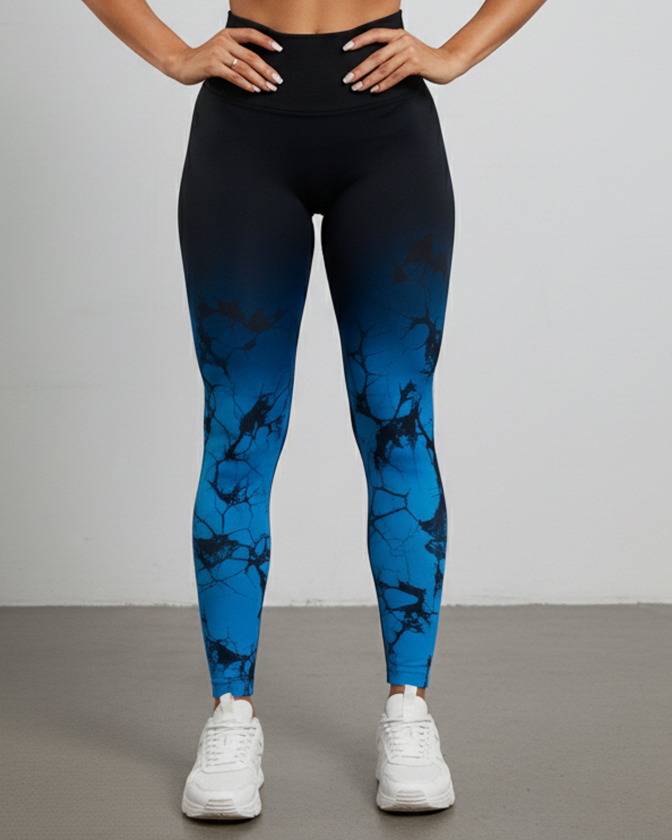Leggings De Yoga Sin Costuras Con Estampado - Nk010