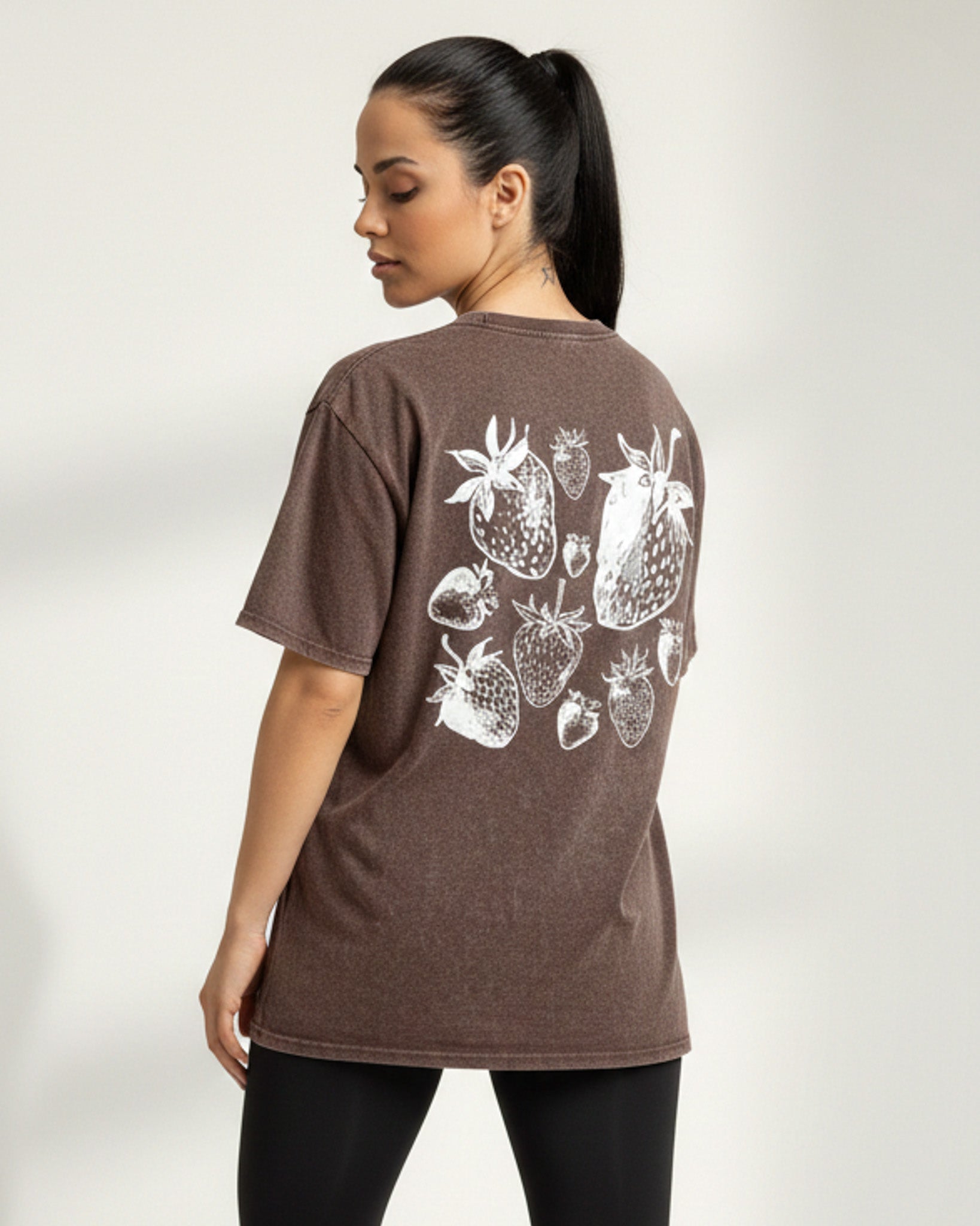 Polera Oversize para Dama Pre Lavado Manga Corta - ZM2527