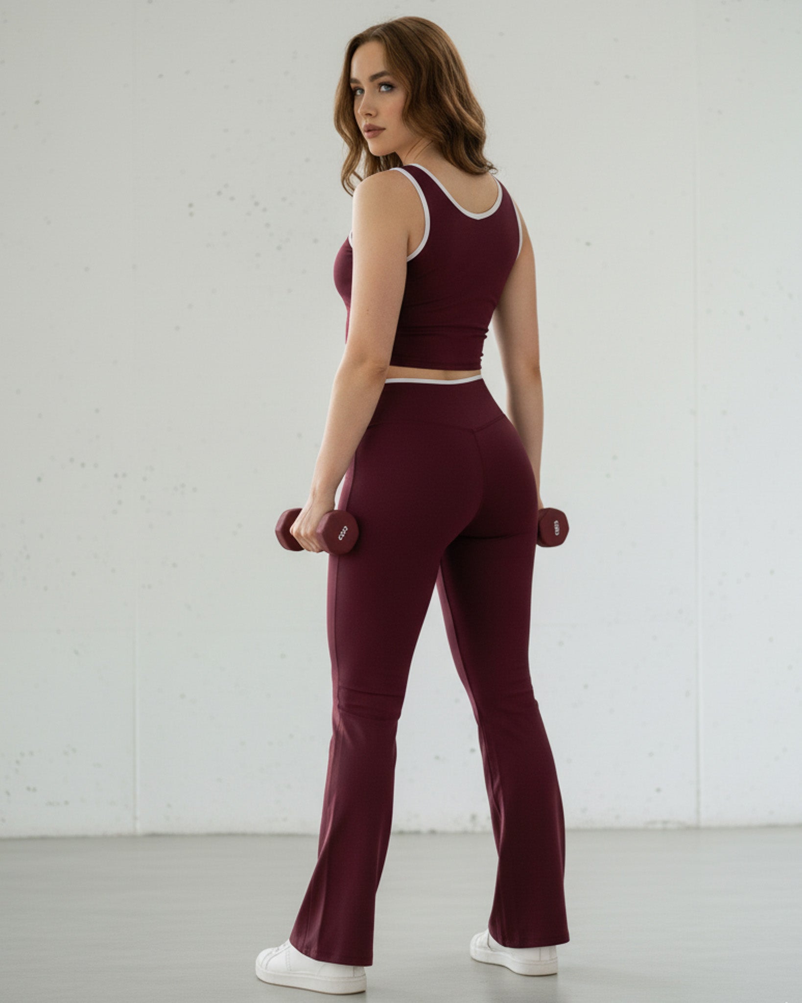 Conjunto Deportivo Mujer con Calza Flare Lúmina Sport - 3568