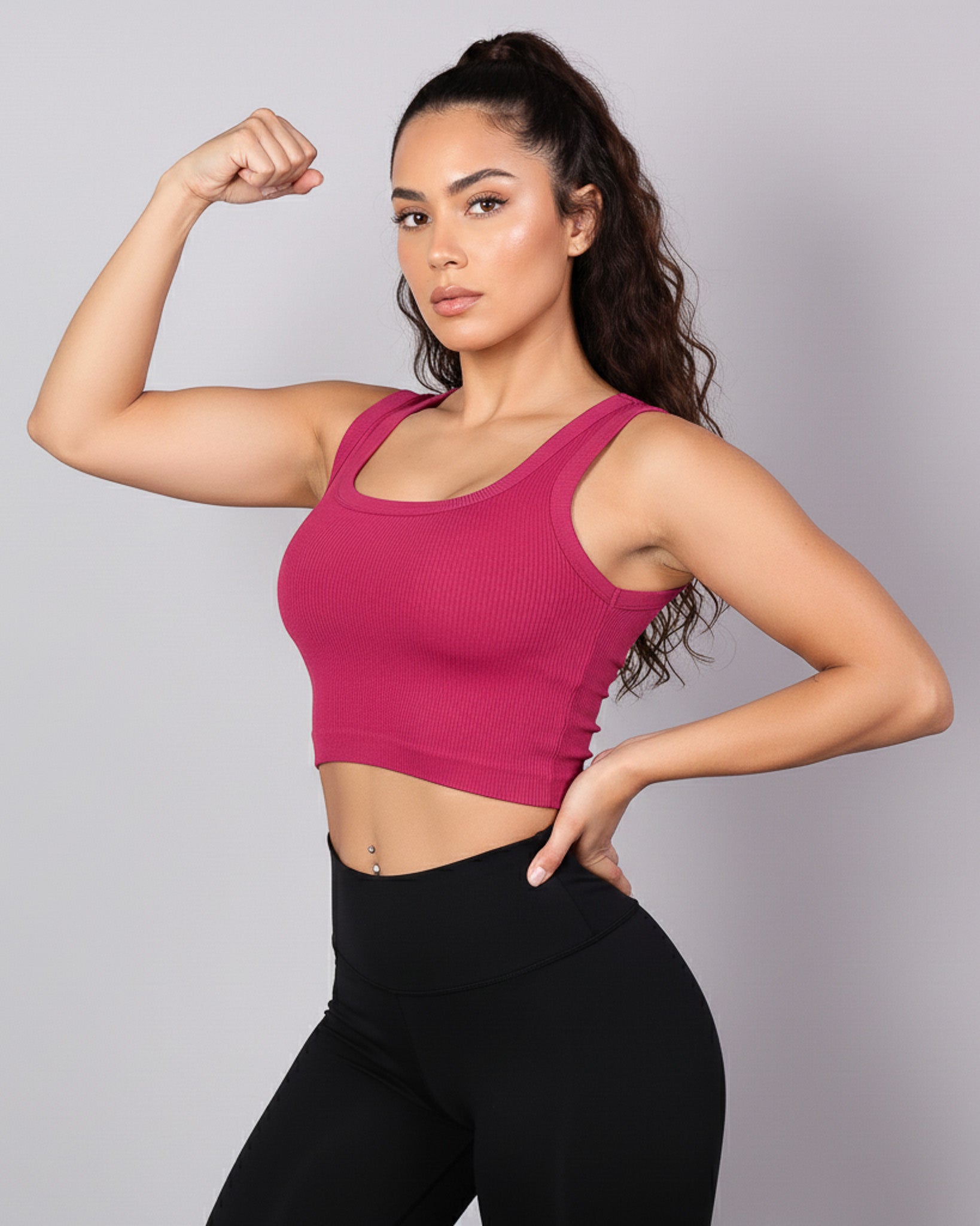 Peto Deportivo De Escote Cuadrado FitShape - YY609