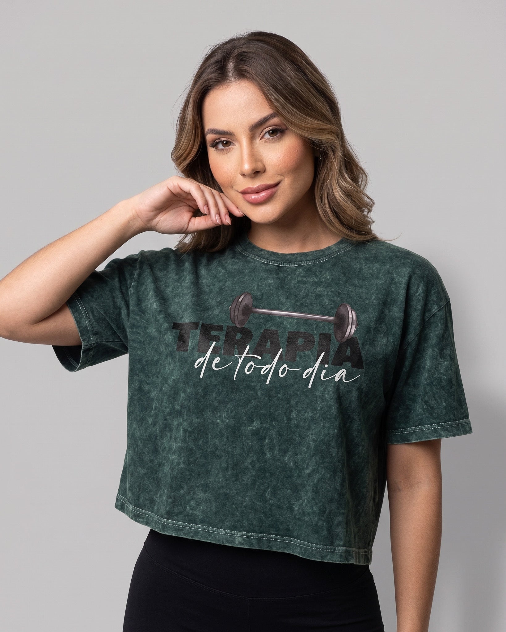 Polera Mujer Terapia - Prelavada Soft Training Comfort - A365