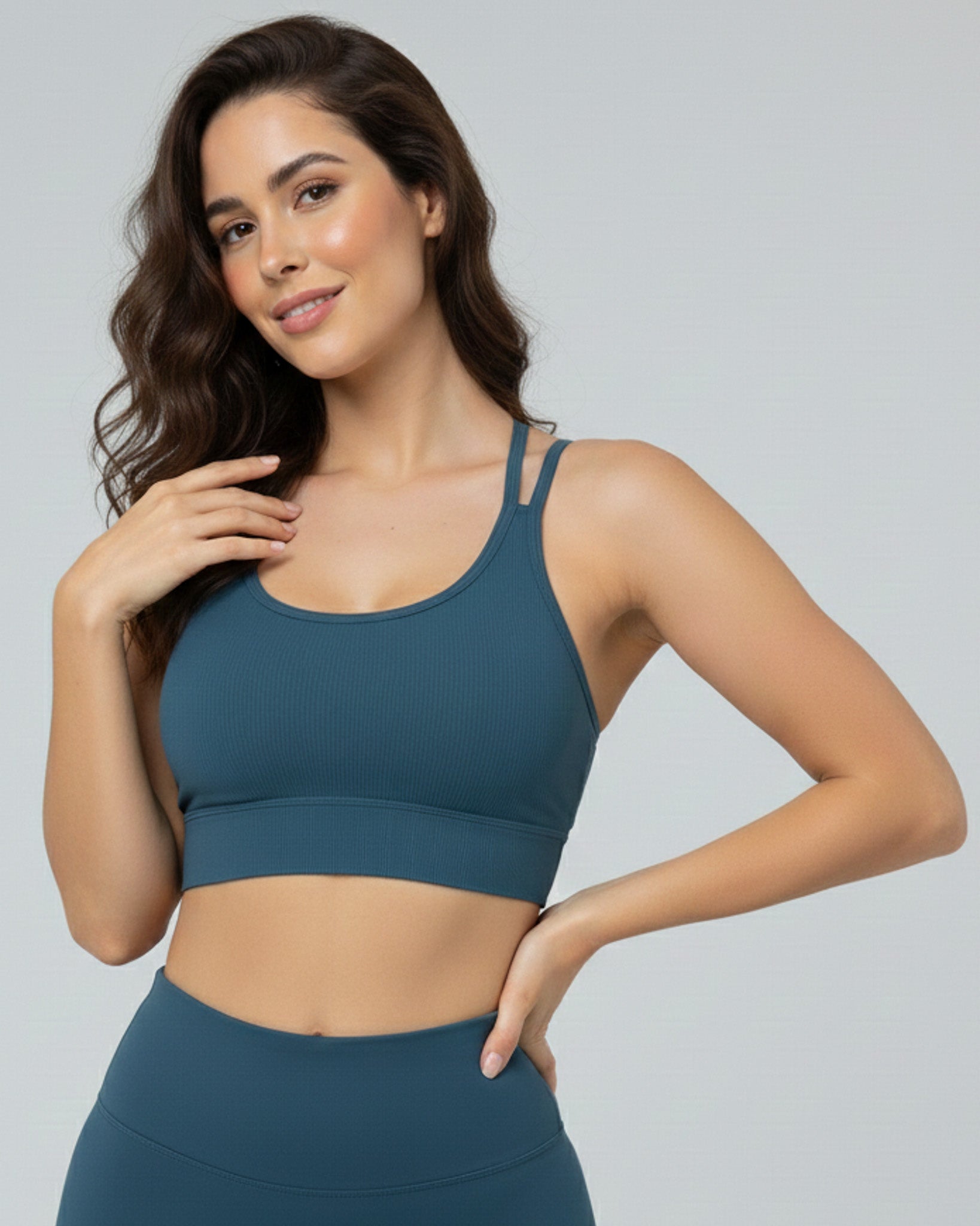 Peto Deportivo Mujer Con Tirantes Cruzados Elasticado - YJ299