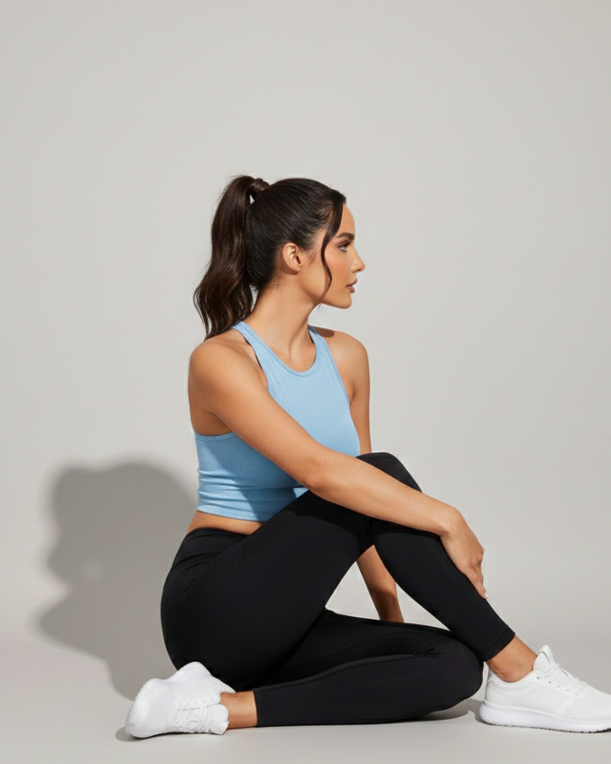 Peto Sostén Mujer Deportivo Elasticado Acanalado Yj143