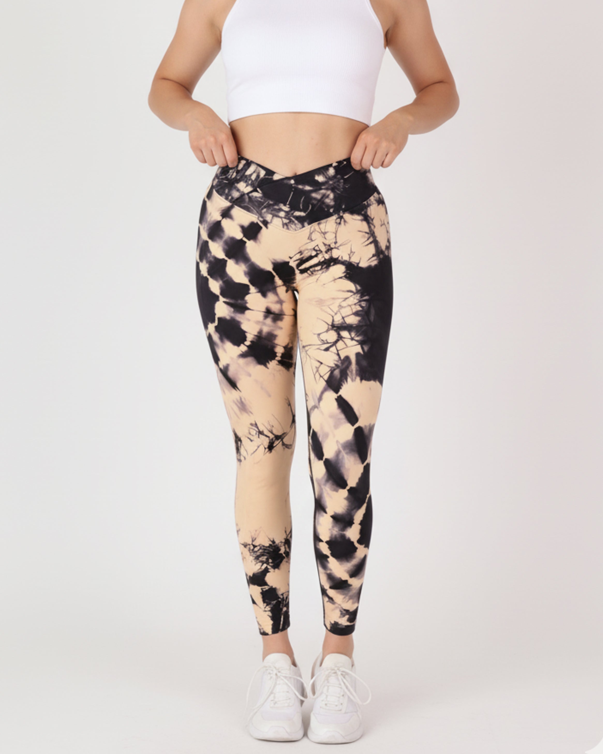Calza Mandala Doble Levanta Cola - Pretina Cruzada Bx106