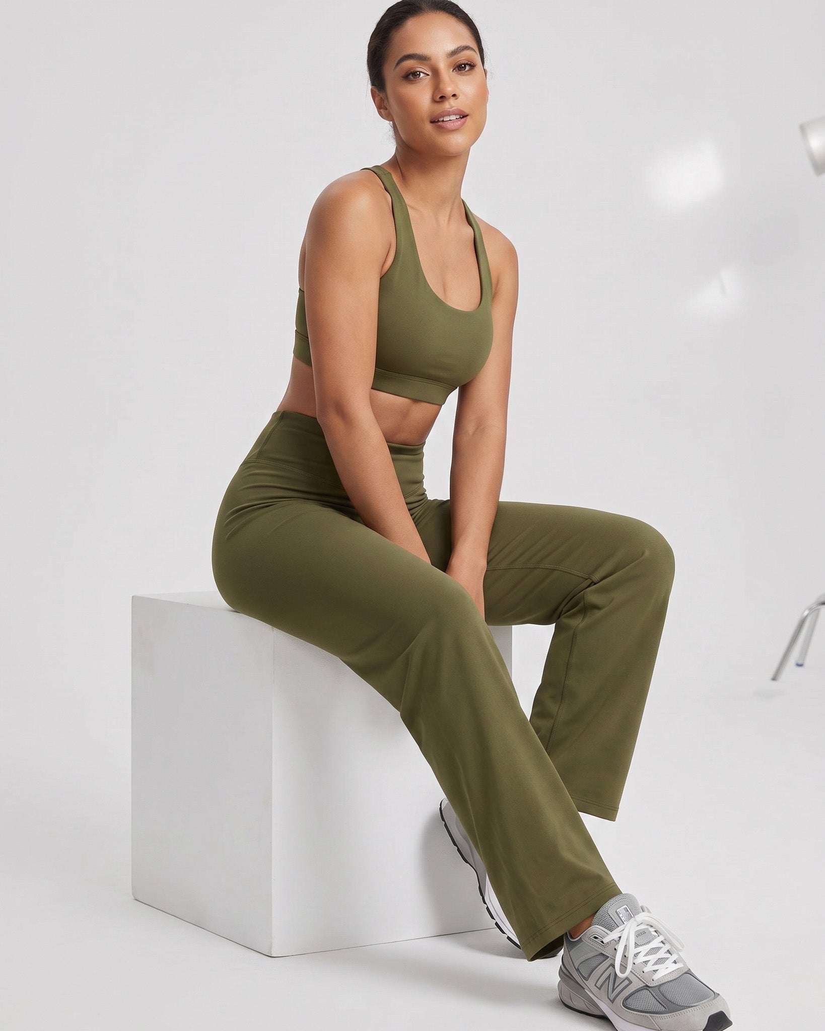 Pantalon Palazzo Baggy Mujer Tiro Alto Calidad Pro -A344
