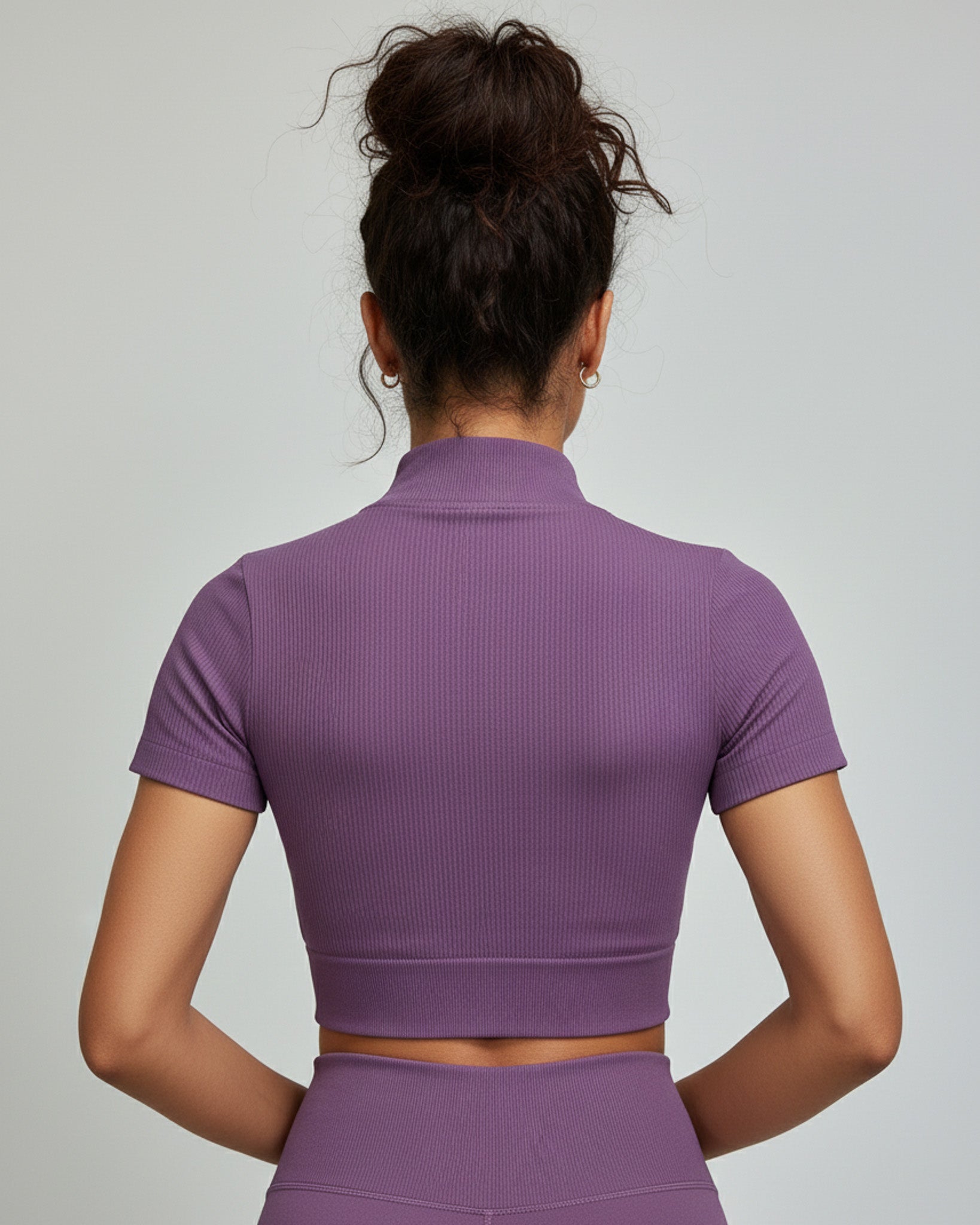 Peto Deportivo Mujer con Cuello Mao y Cierre - YJ265