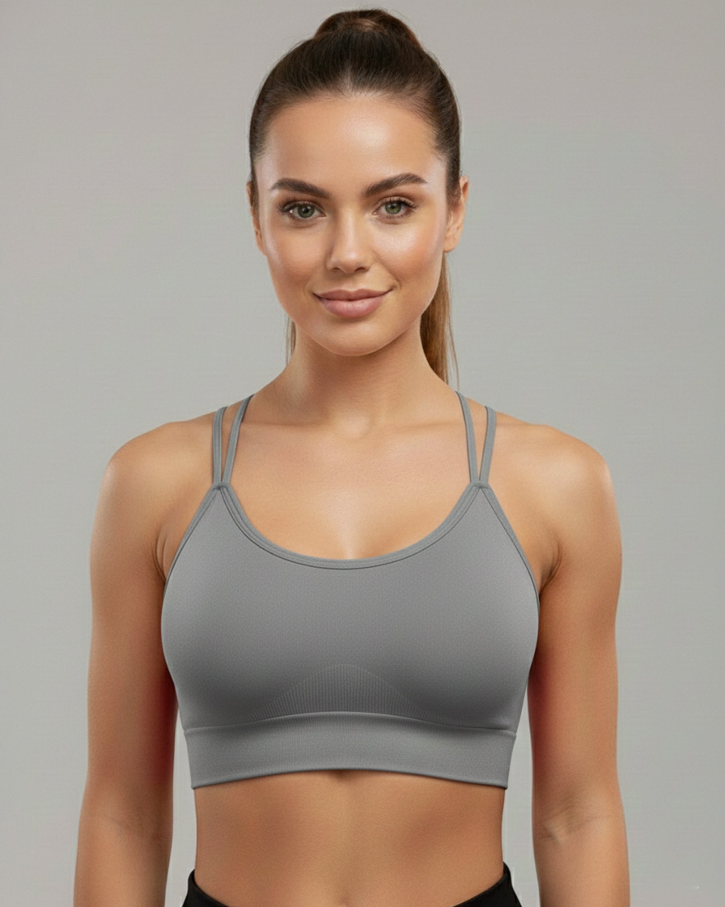 Peto Corto Deportivo con tiras cruzadas Mujer - YY313