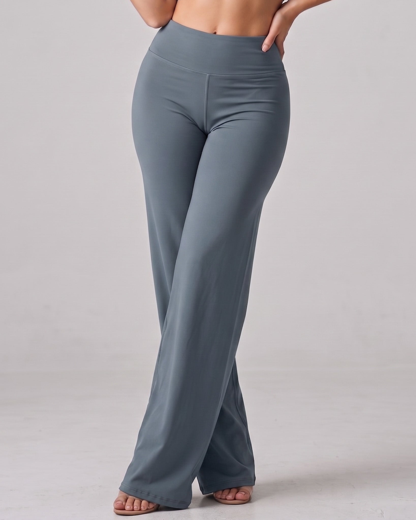 Pantalon Palazzo Baggy Mujer Tiro Alto Calidad Pro -A344